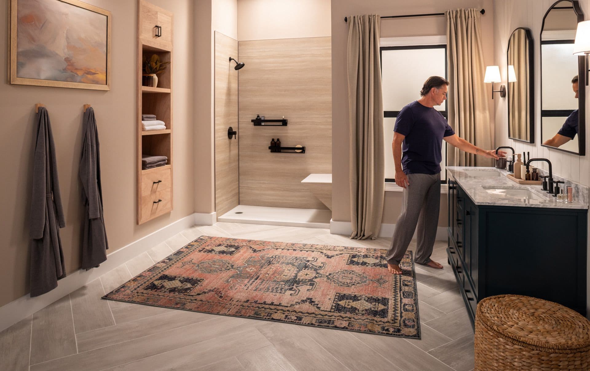 Tub-to-Shower Conversion